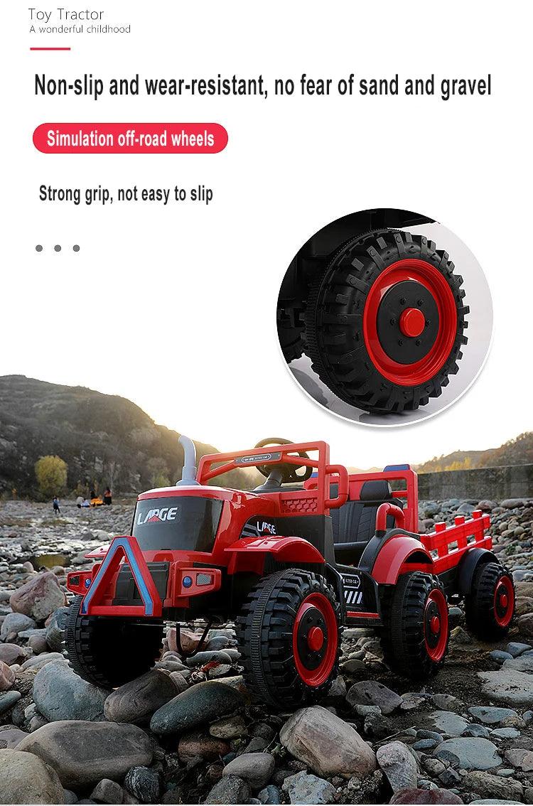 PATOYS | Super pull wind tractor truck battery operated off - road vehicle - PATOYS