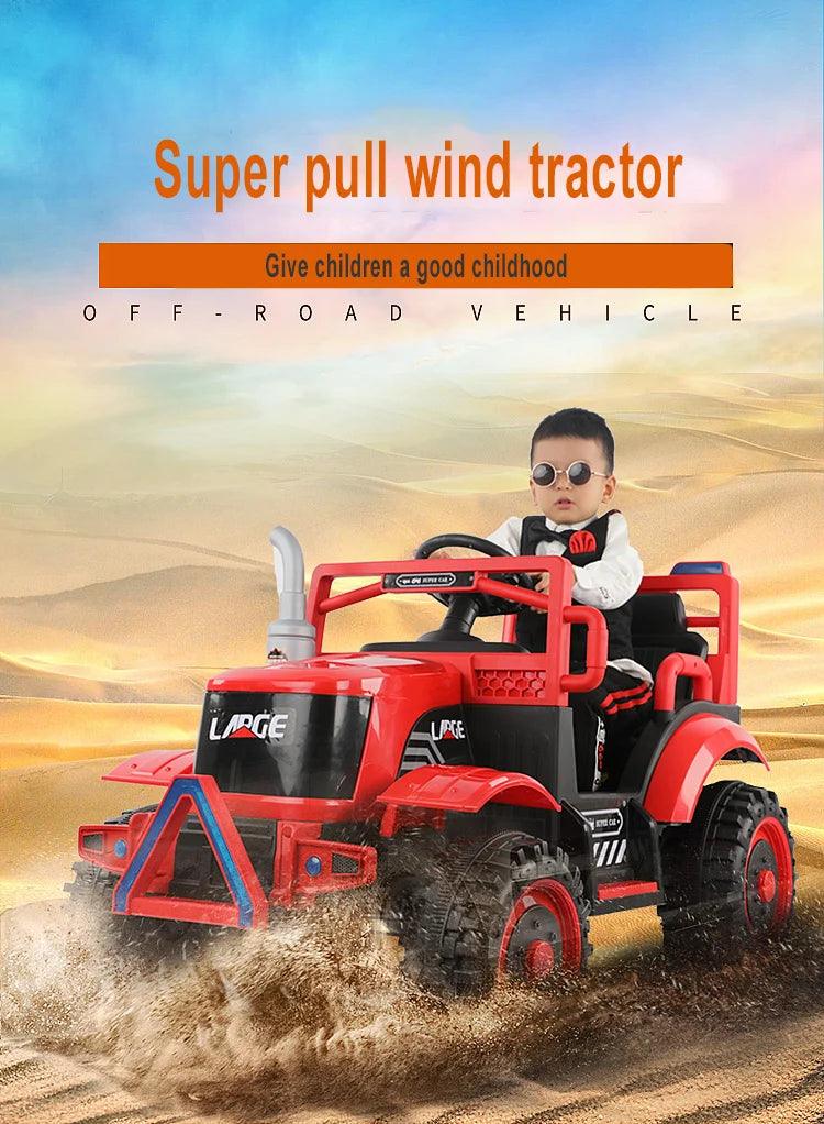 PATOYS | Super pull wind tractor truck battery operated off - road vehicle Construction Vehicles PATOYS
