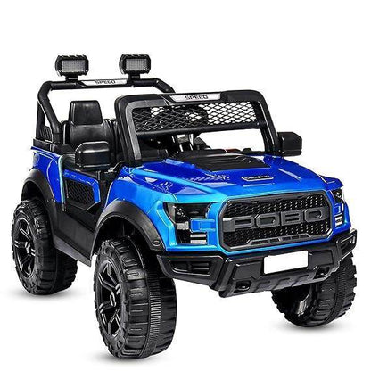 PATOYS POBO Blue (1-8Yrs) Battery ride on kids car Jeep Battery