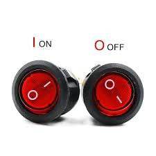 Frentaly S3 Red LED Spot Light Switch – 12V 20A 10A 5-Pin Rocker – Waterproof For Car Boat