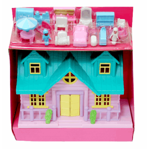 PATOYS| BEST SHOP Funny House Play Set-Doll House Set - PATOYS
