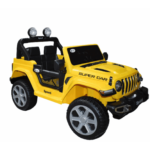PATOYS|Ride on Jeep FT-938, Double Battery and Double Motor - Rechargeable (Yellow) PATOYS
