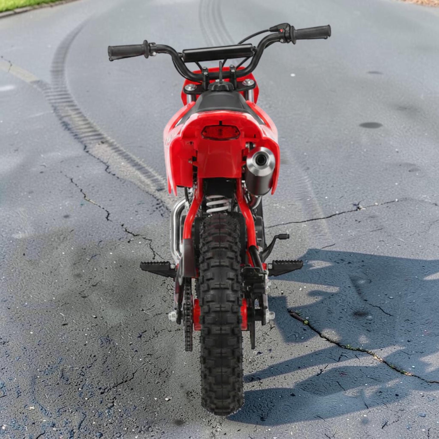 PATOYS | 49CC Kids Petrol Dirt Bike | Pocket Bike for Kids 7-16 Years with head light