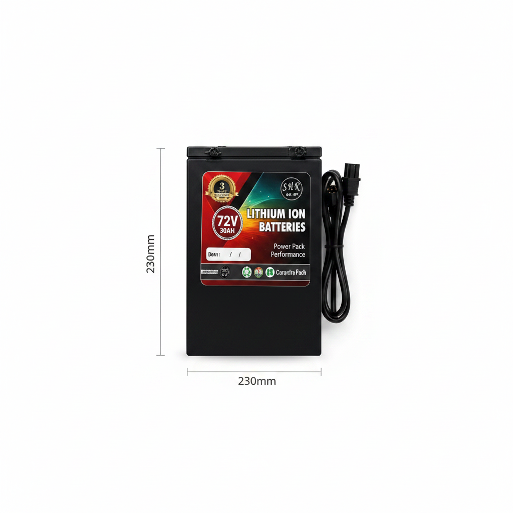 Top View - 72V 30Ah Battery
