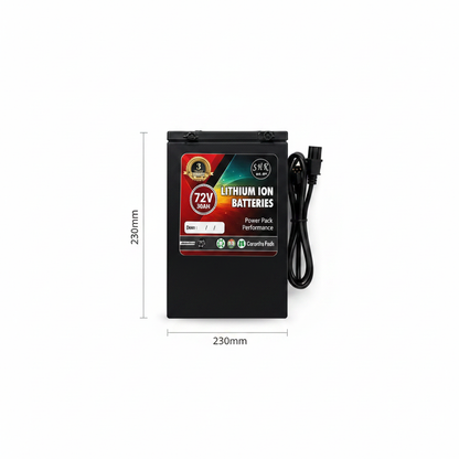 Top View - 72V 30Ah Battery
