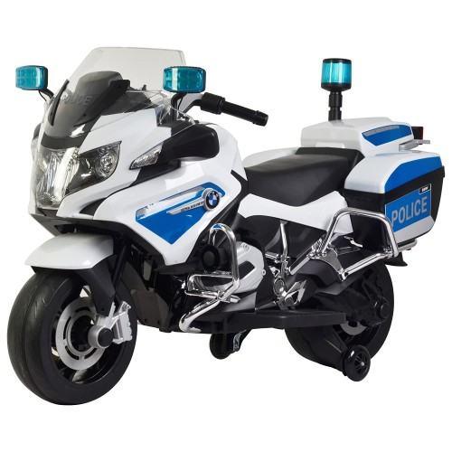PATOYS | Chilokbo Officially Licensed BMW 212 Police bike R 1200 RT Motorcycle Battery Operated Ride-on Bike for Kids up to 7 years Blue Ride on Bike Chi Lok Bo