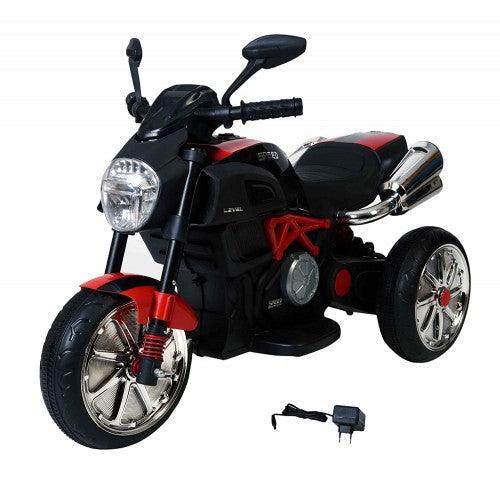 PATOYS | Speed ducati diavel style ride on 12v Battery Operated Sports Bike - 6688 Red Ride on Bike Playland Toys