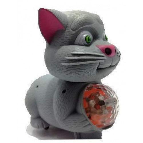 PATOYS Talking Tom and Friends Musical Tom with 3D Disco Light, Bump and Go Action - PATOYS